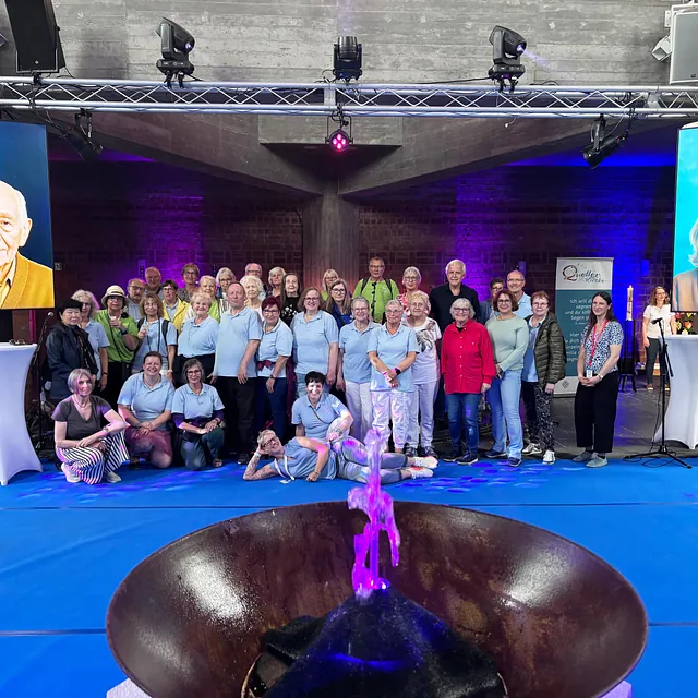 Das Helferteam in der Quellenkirche 2025.